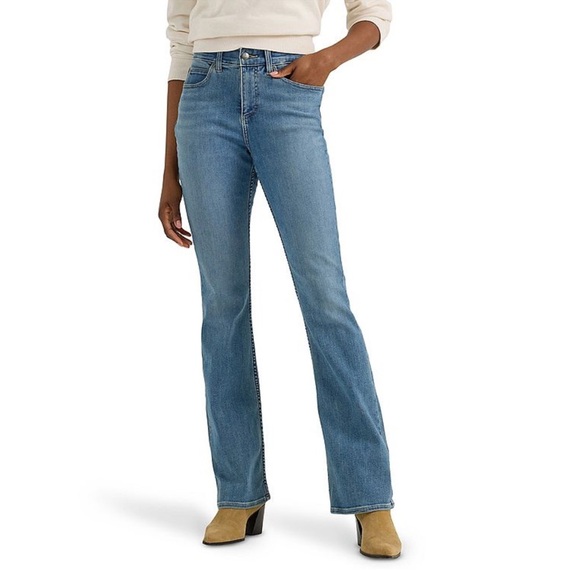 NWT Lee Houston Bootcut Midrise Fit Flex Motion Jeans Size 10 Medium - Picture 1 of 12